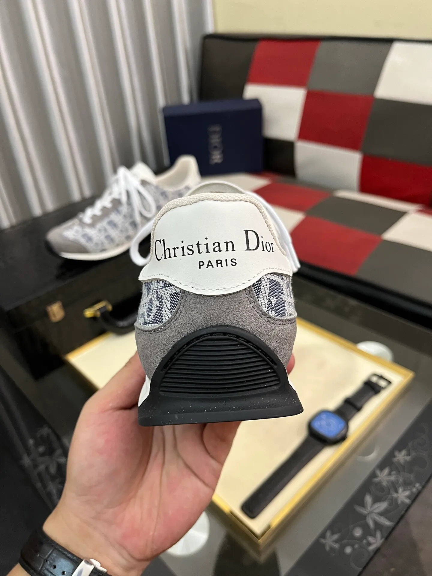 Men's shoes 💰420⌚️⌚️[Dior] Dior couple's style, new casual style launched in Hong Kong counters. Official website 1:1 production. Original Italian materials. Designed by European and American masters. Perfect shape to create counter quality. Solid color rubber wear-resistant outsole and classic dazzling head! Super versatile and very comfortable. High-end without losing taste, fashionable and novel! ! Absolute focus! Code number: 36-448️⃣Colors available